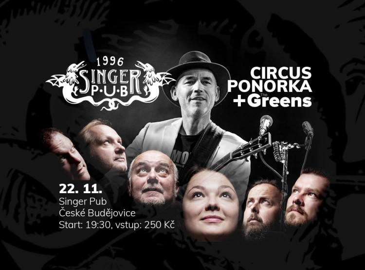 KONCERT - 22.11.2025 - Singer Pub České Budějovice